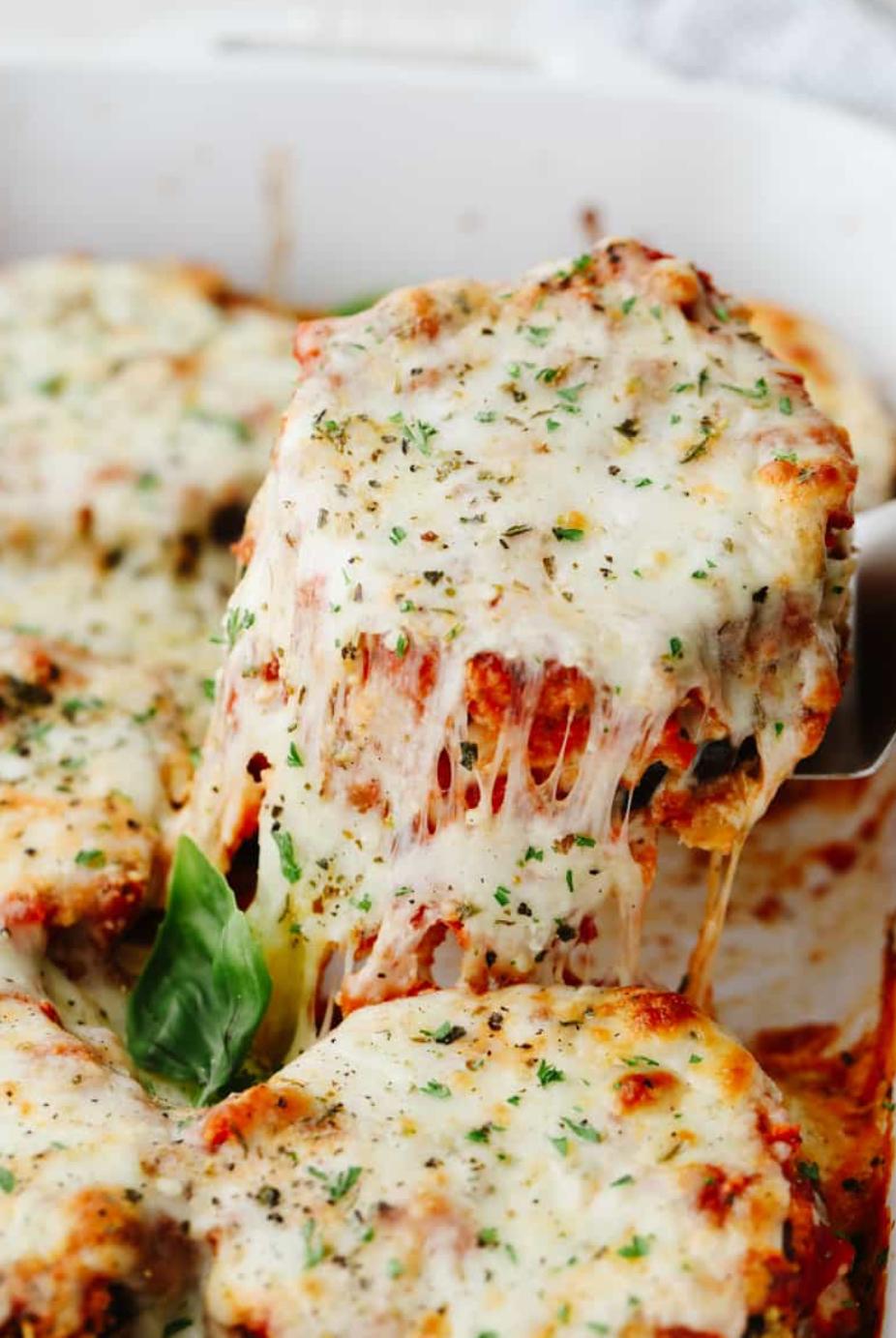 Eggplant Parmesan.