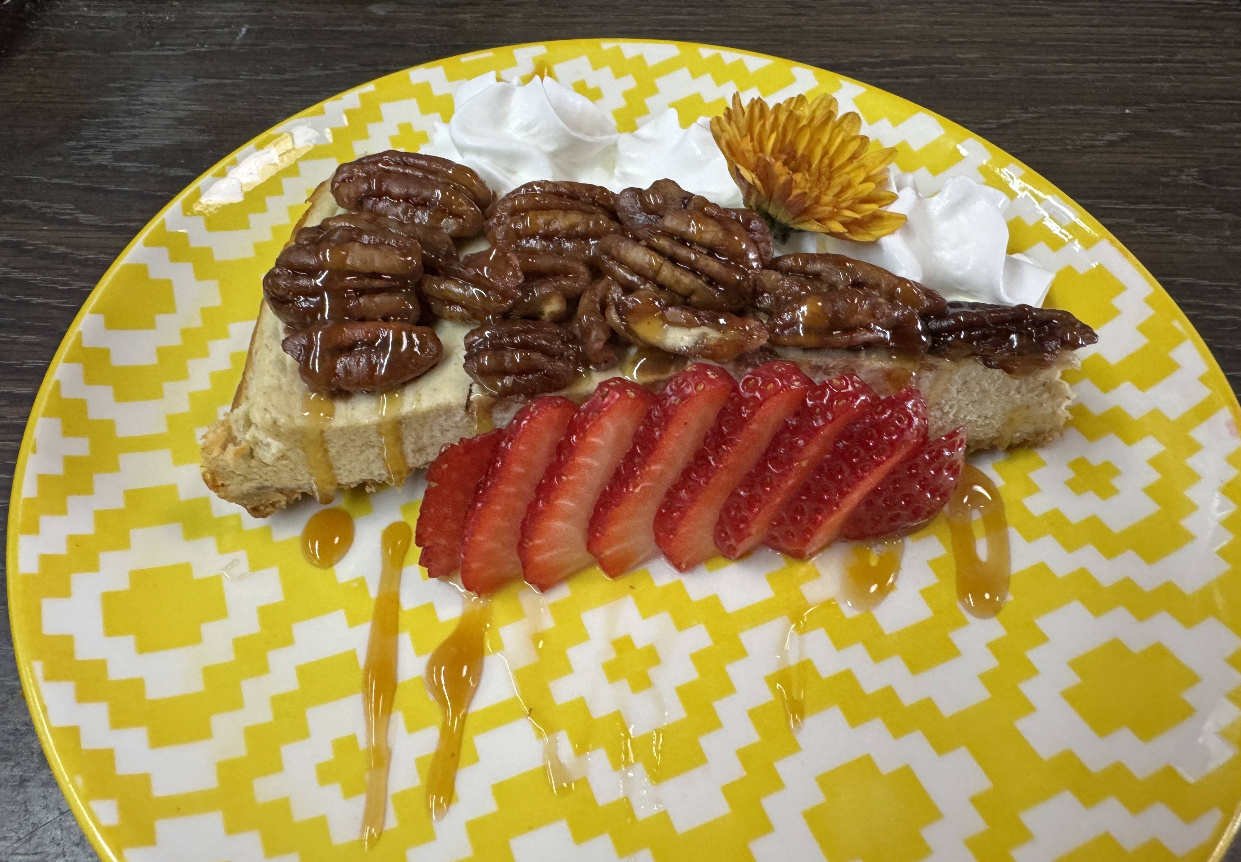 Caramelized Pecan Banana Cake.