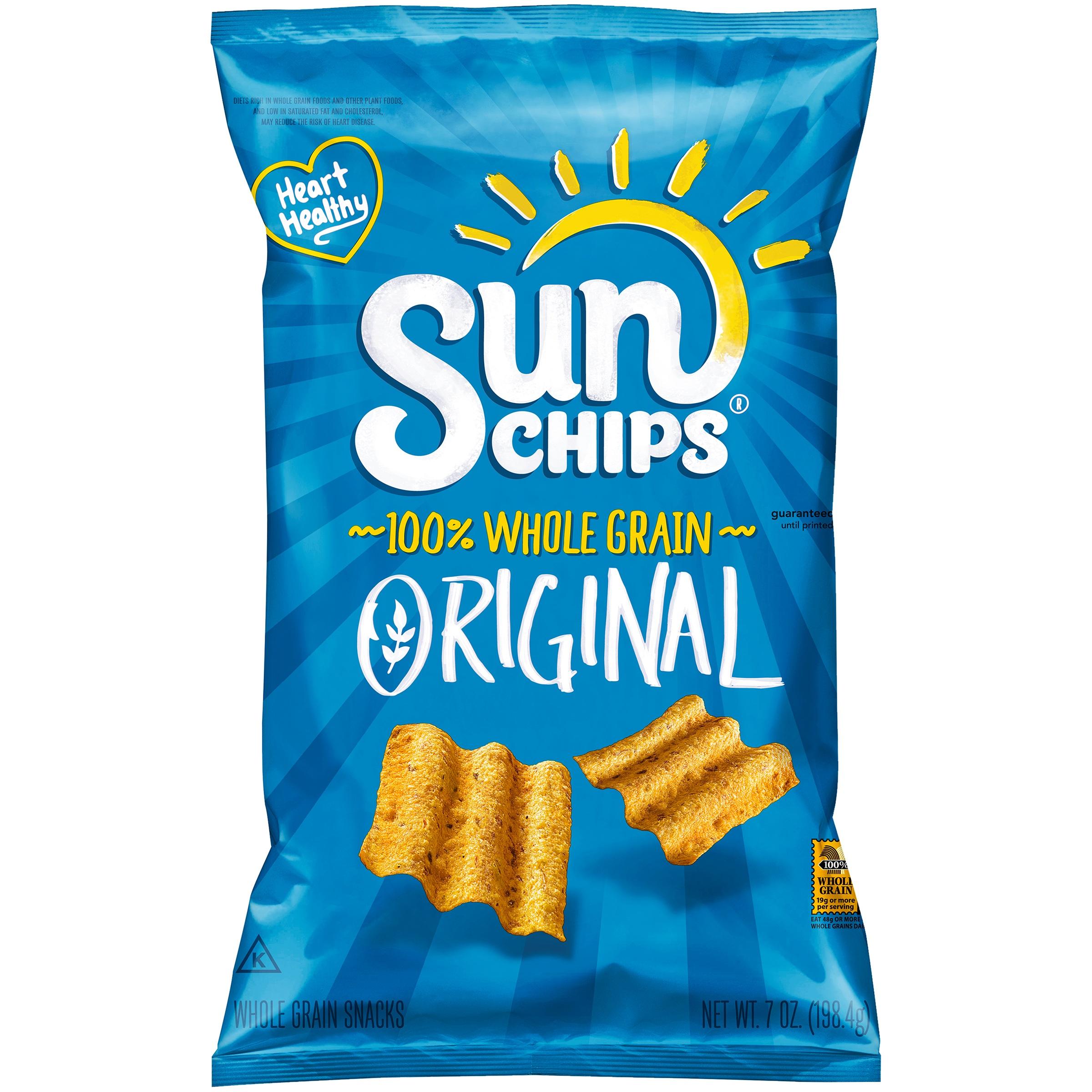 SunChips Whole Grain Snacks  Original  7 Oz.