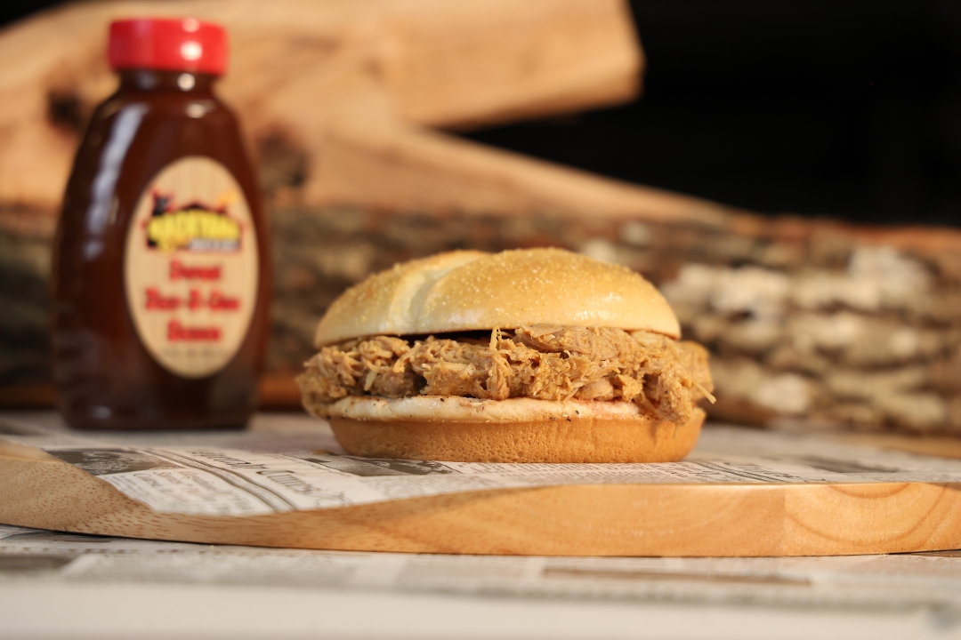 Jumbo Pulled Chicken.