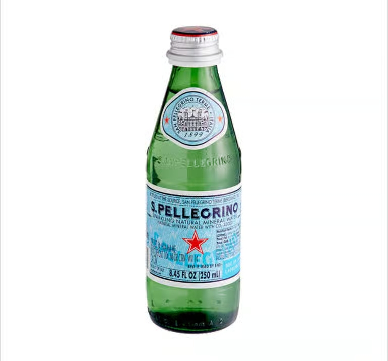 Peligrino Water.