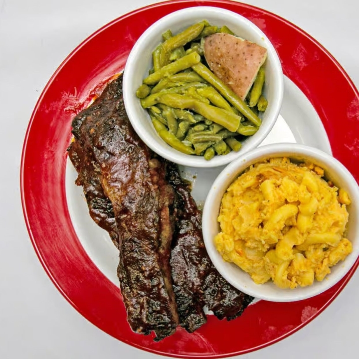 3 Pork Rib Platter.