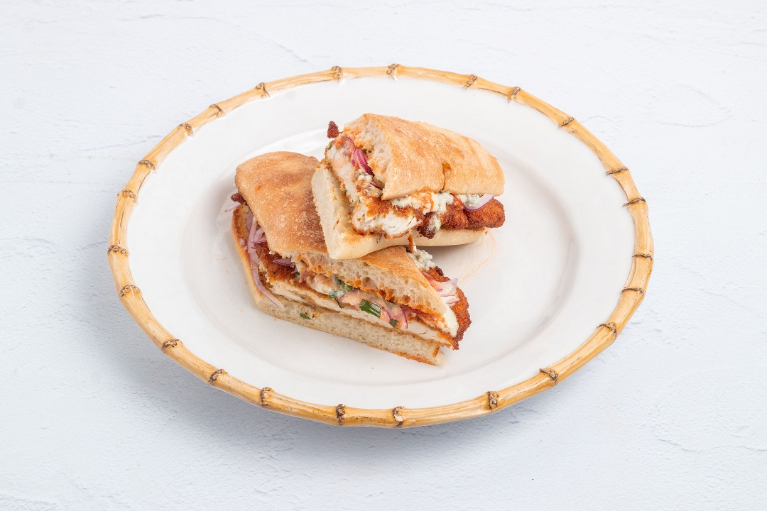 Double Buffalo Chicken Sandwich.