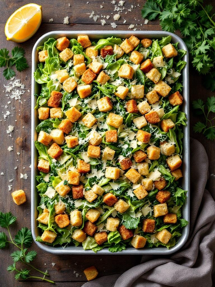 Party Caesar Salad Tray.