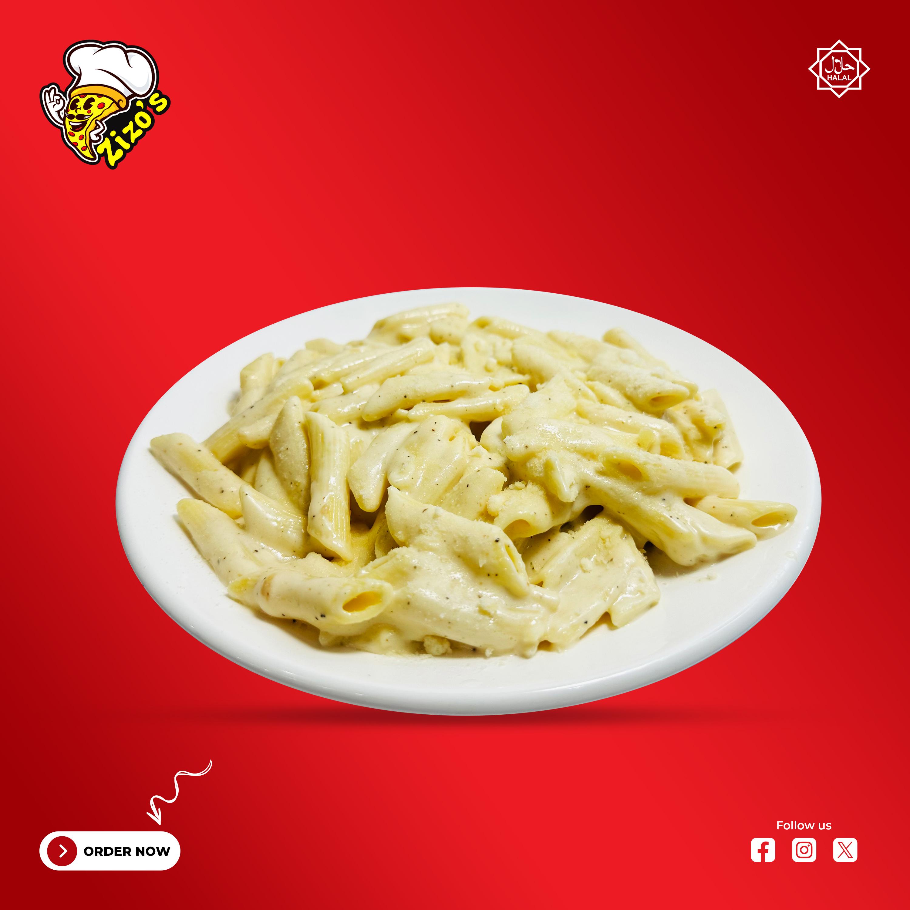 Alfredo Penne Pasta.