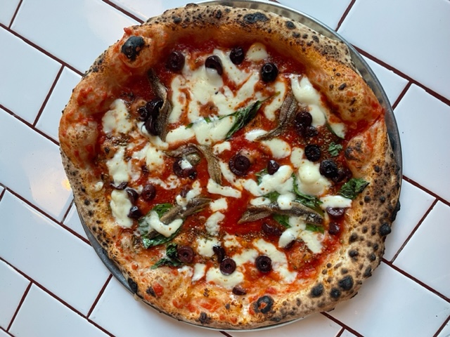 La napoletana pizza.