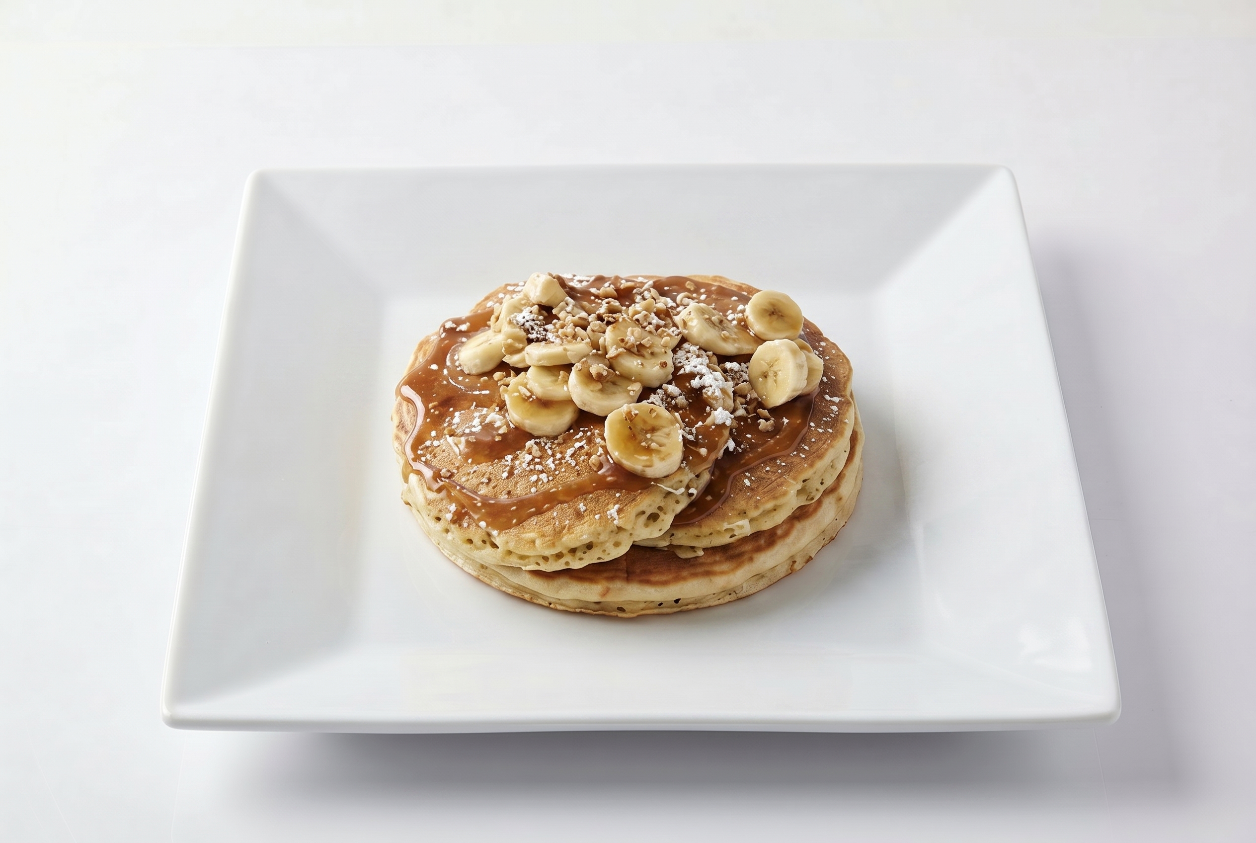 Banana Walnut Pancakes.