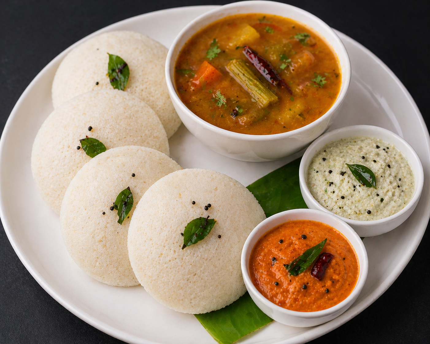 Idli Sambhar.