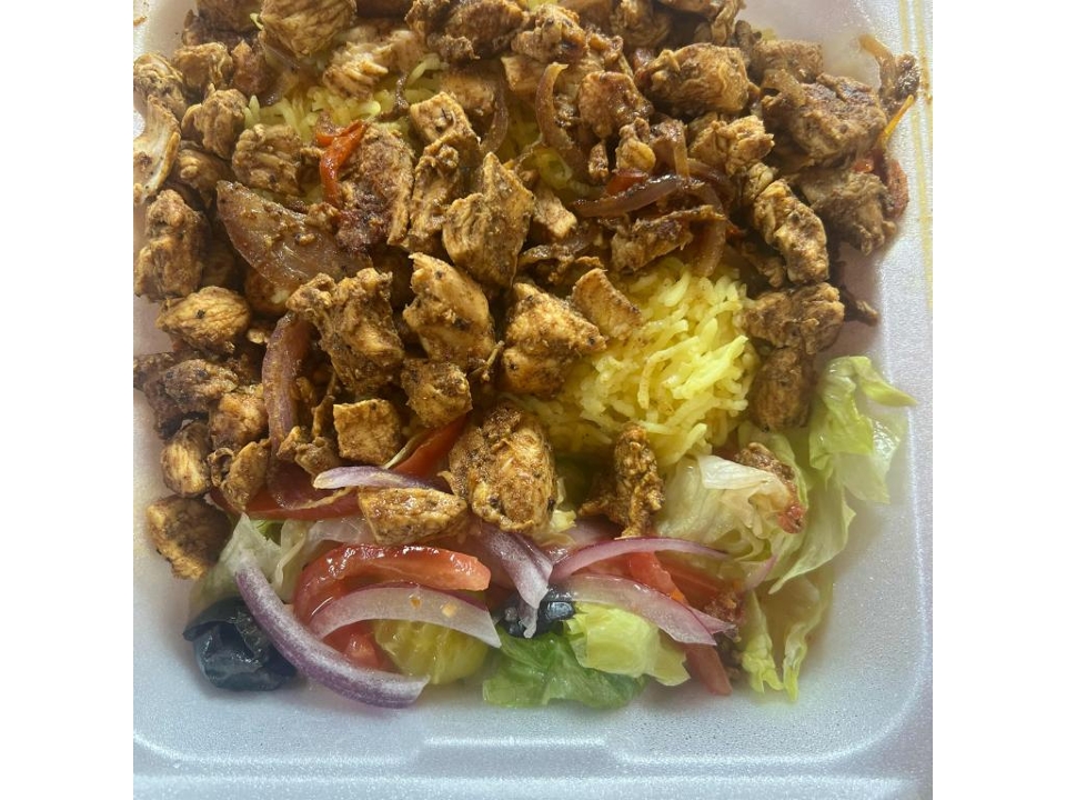 Chicken Shawarma Plate.