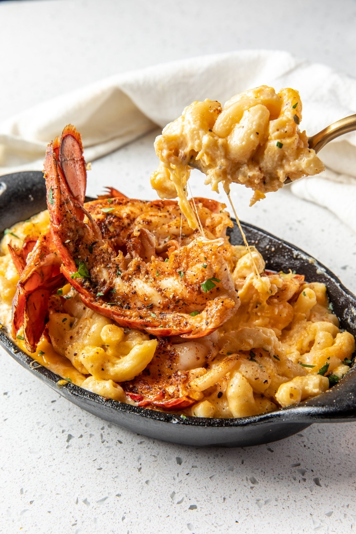 Seafood Mac N' Cheese.