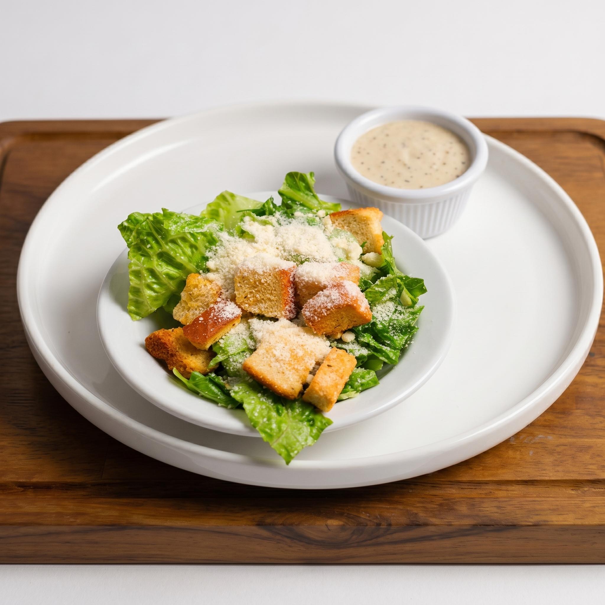 Ensalada Caesar.