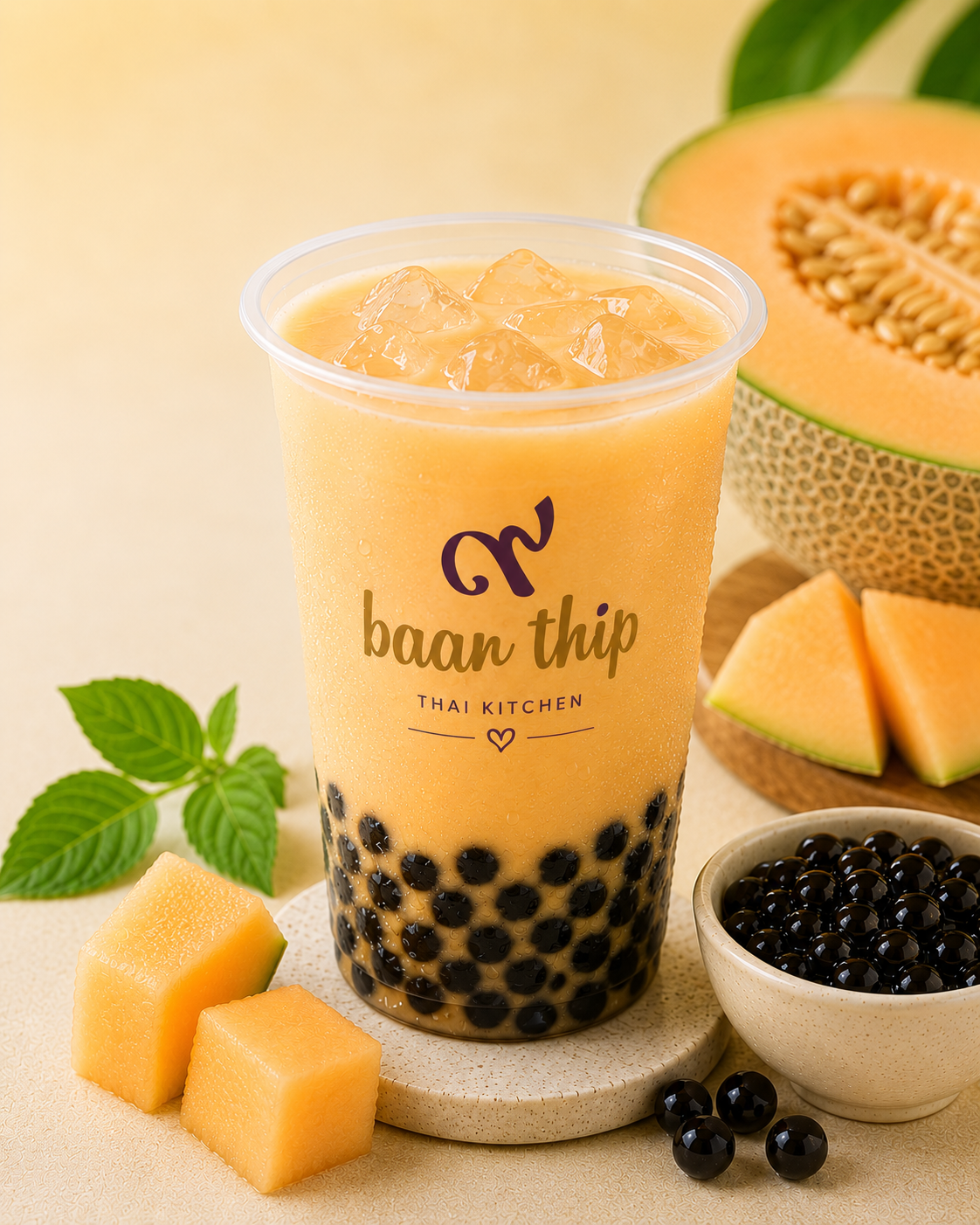 Cantaloupe Fruit Tea.