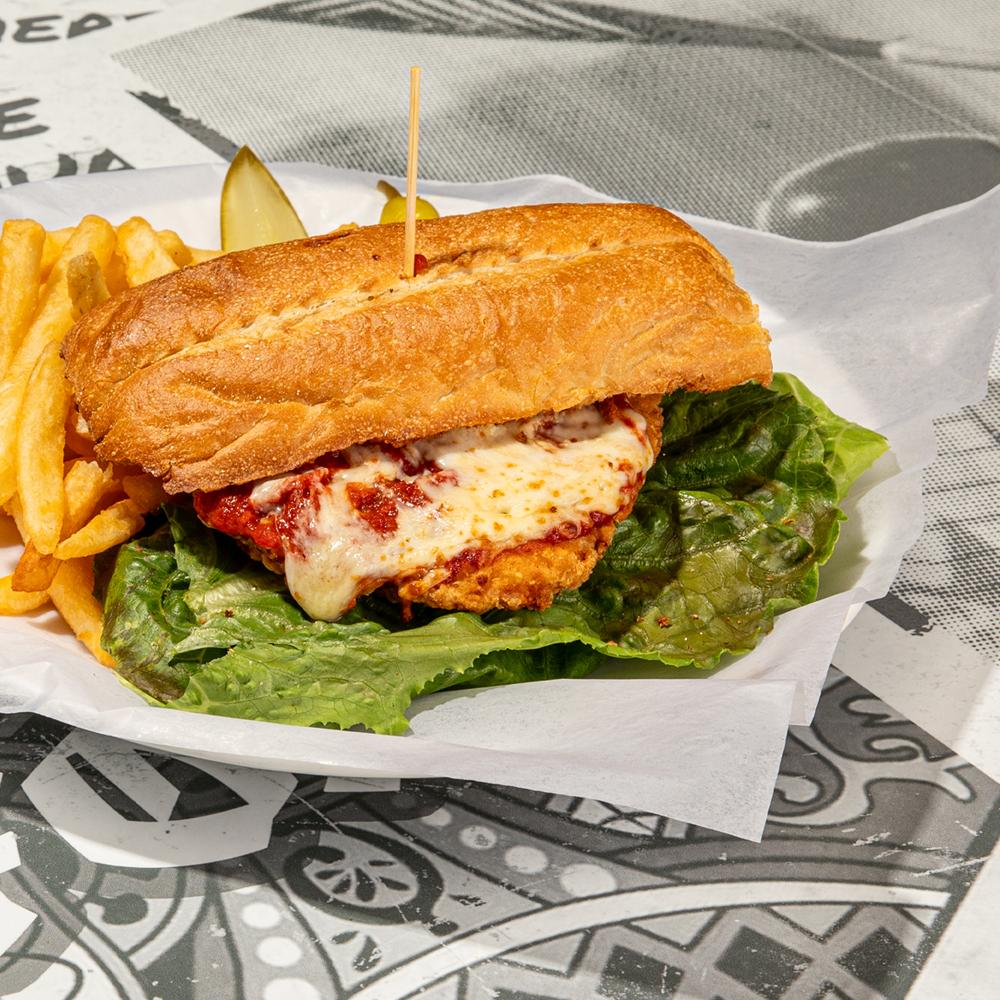 Chicken Parmesan Sandwich.