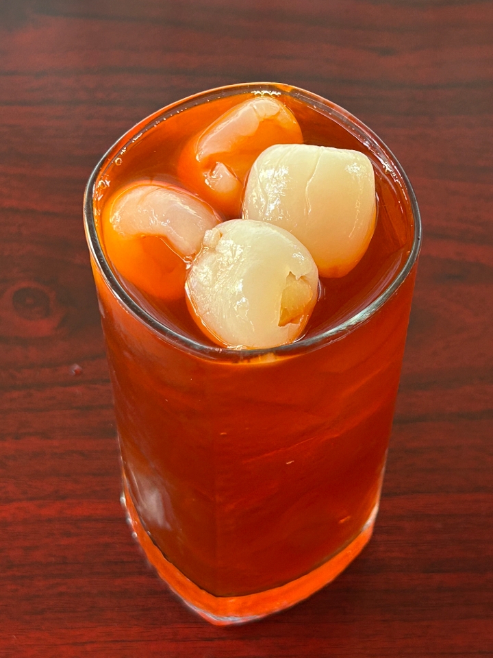 Rambutan Iced Tea.
