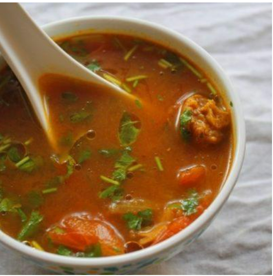 Vegetable Rasam.