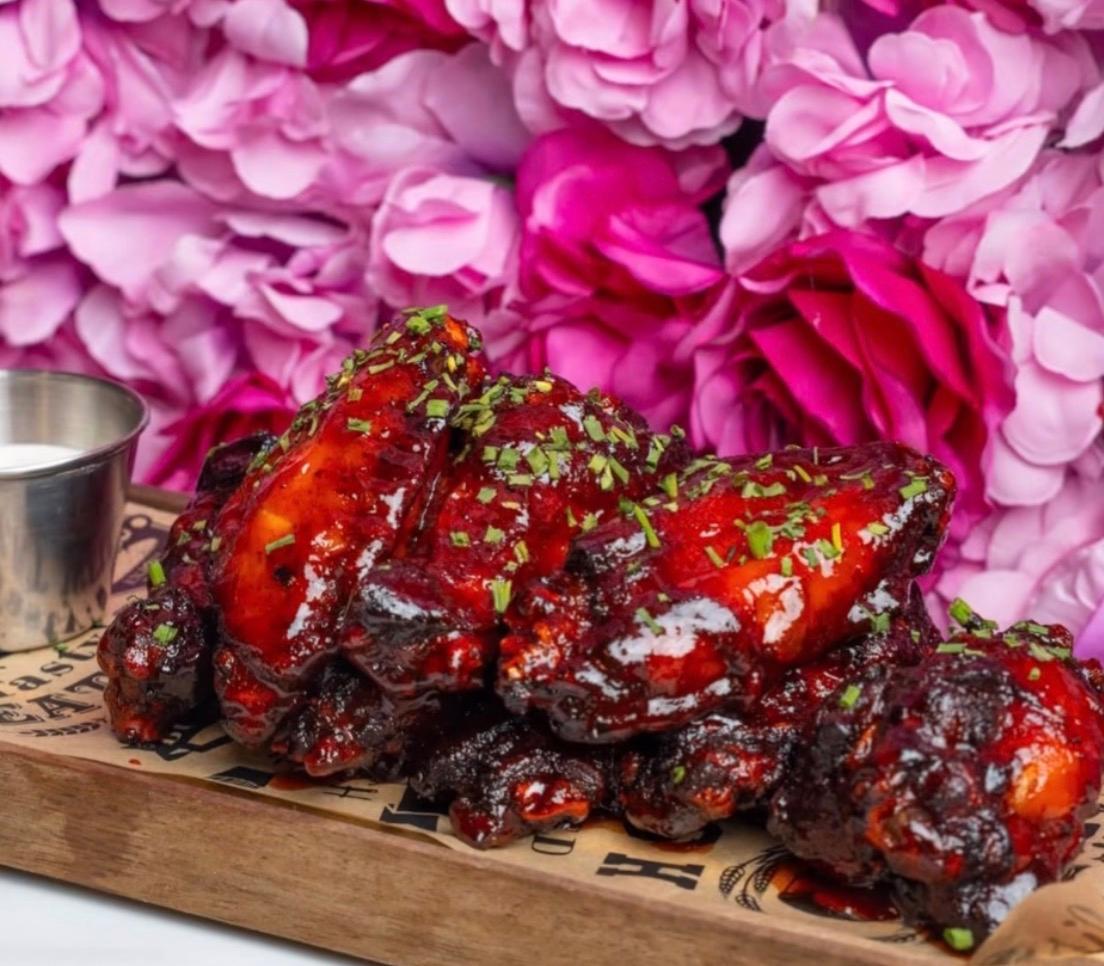 Hot Honey Glazed Wings (8).