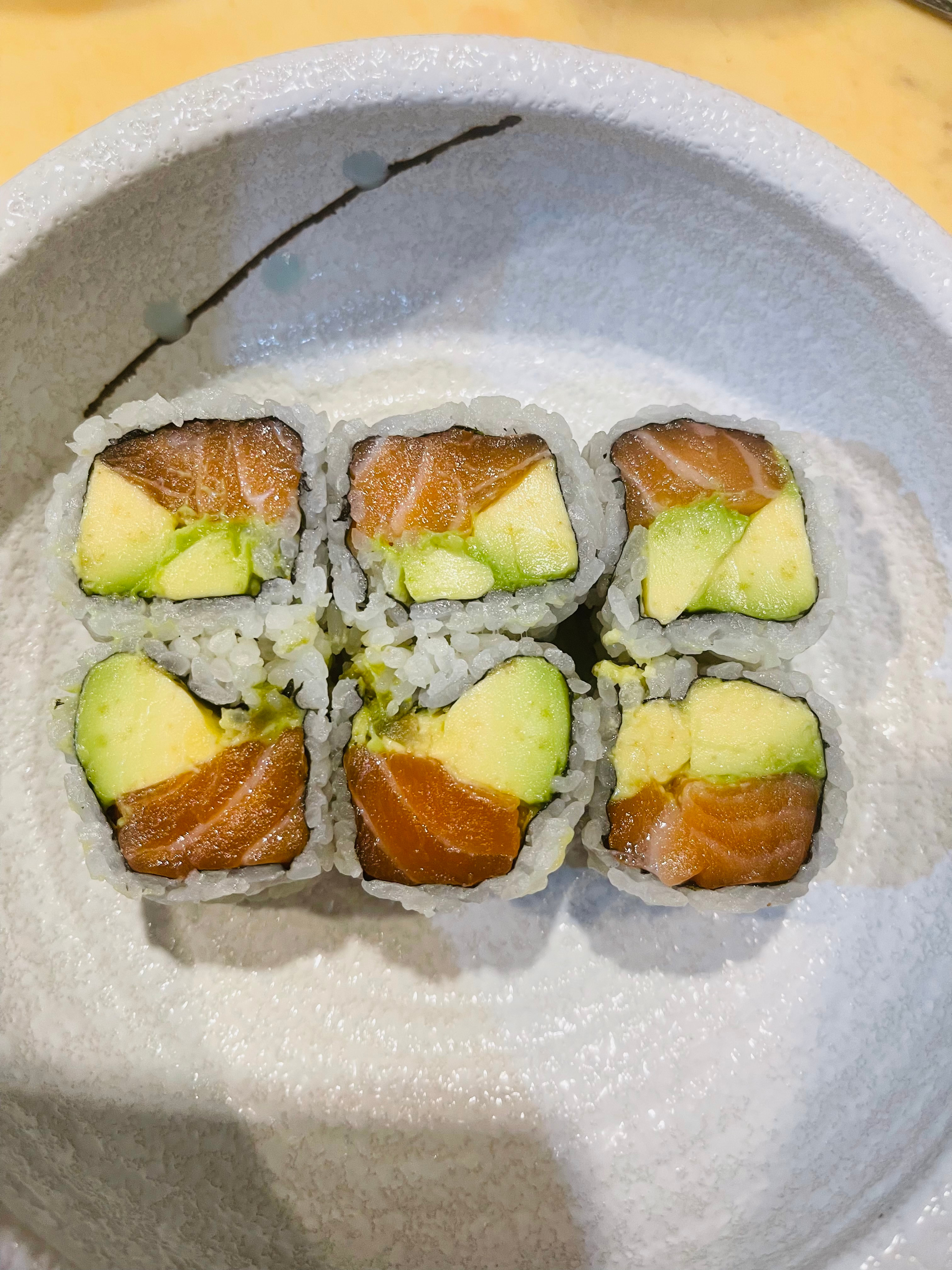 Salmon Avocado Roll.