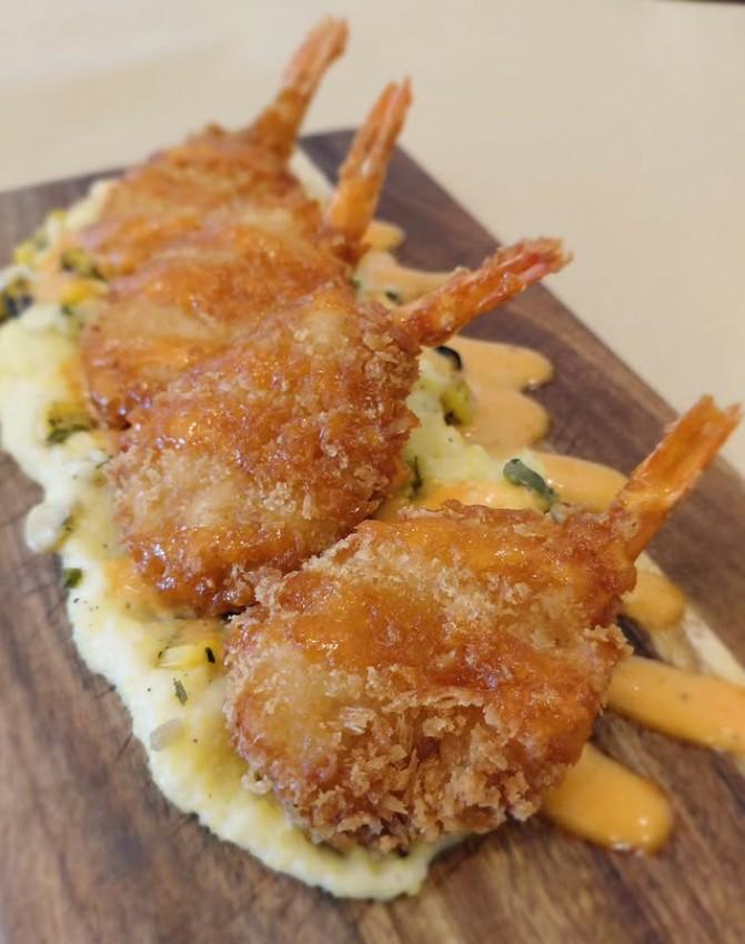 Bang Bang Shrimp Appetizer.