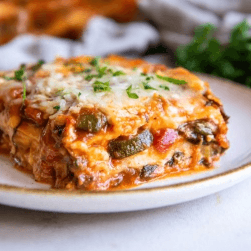 VEGETABLE LASAGNA ENTRÉE.