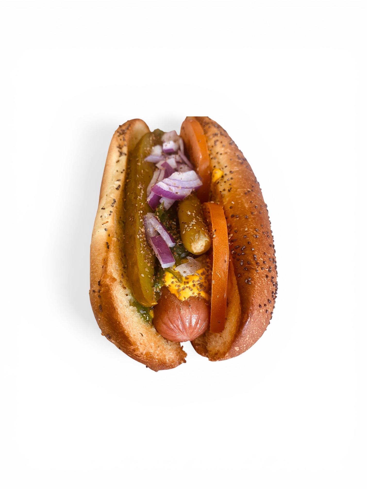 Chicago Style Nathan Dog.