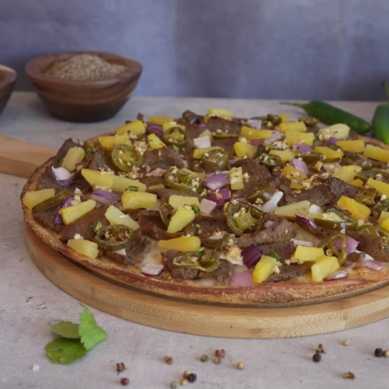 Spicy Beef Lamb Kabob Pizzatwist.