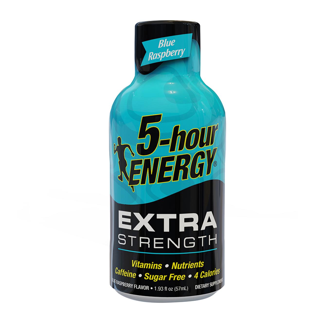 5-hour ENERGY® Shot  Extra Strength  Blue Raspberry  1.93 Oz..
