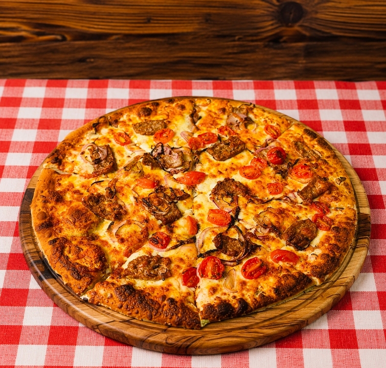 Small Gyro Bomb Pizza 10 (Greek Style).