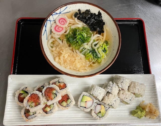 Maki Set + Udon Combo.