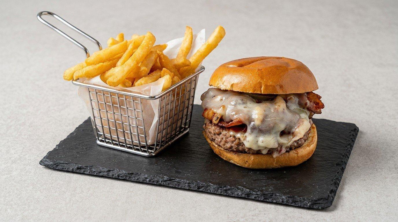 1/2 lb Hawaiian Cheeseburger.