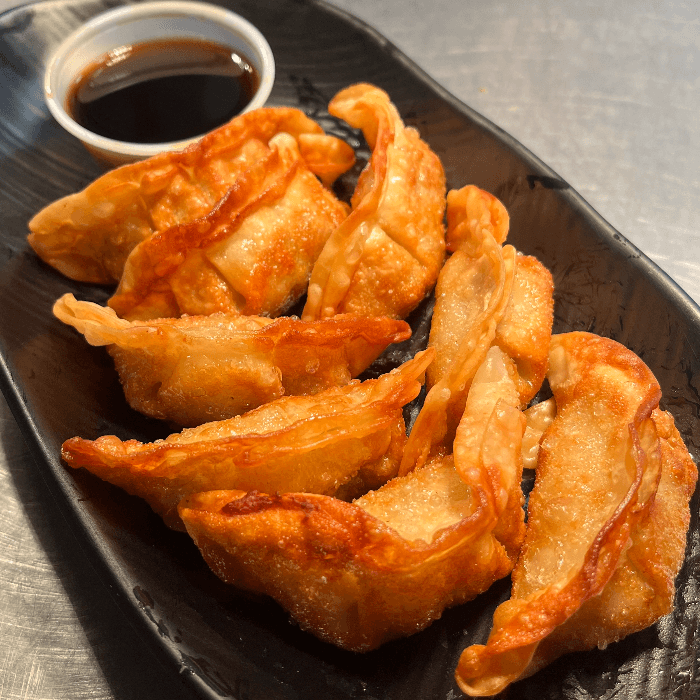 Choo Choo Gyozas.
