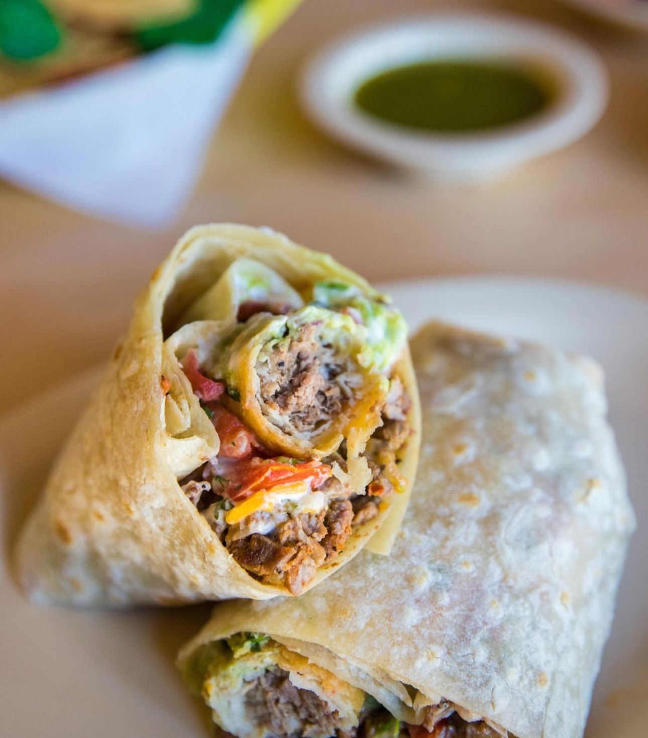 3 Big Rolled Tacos.