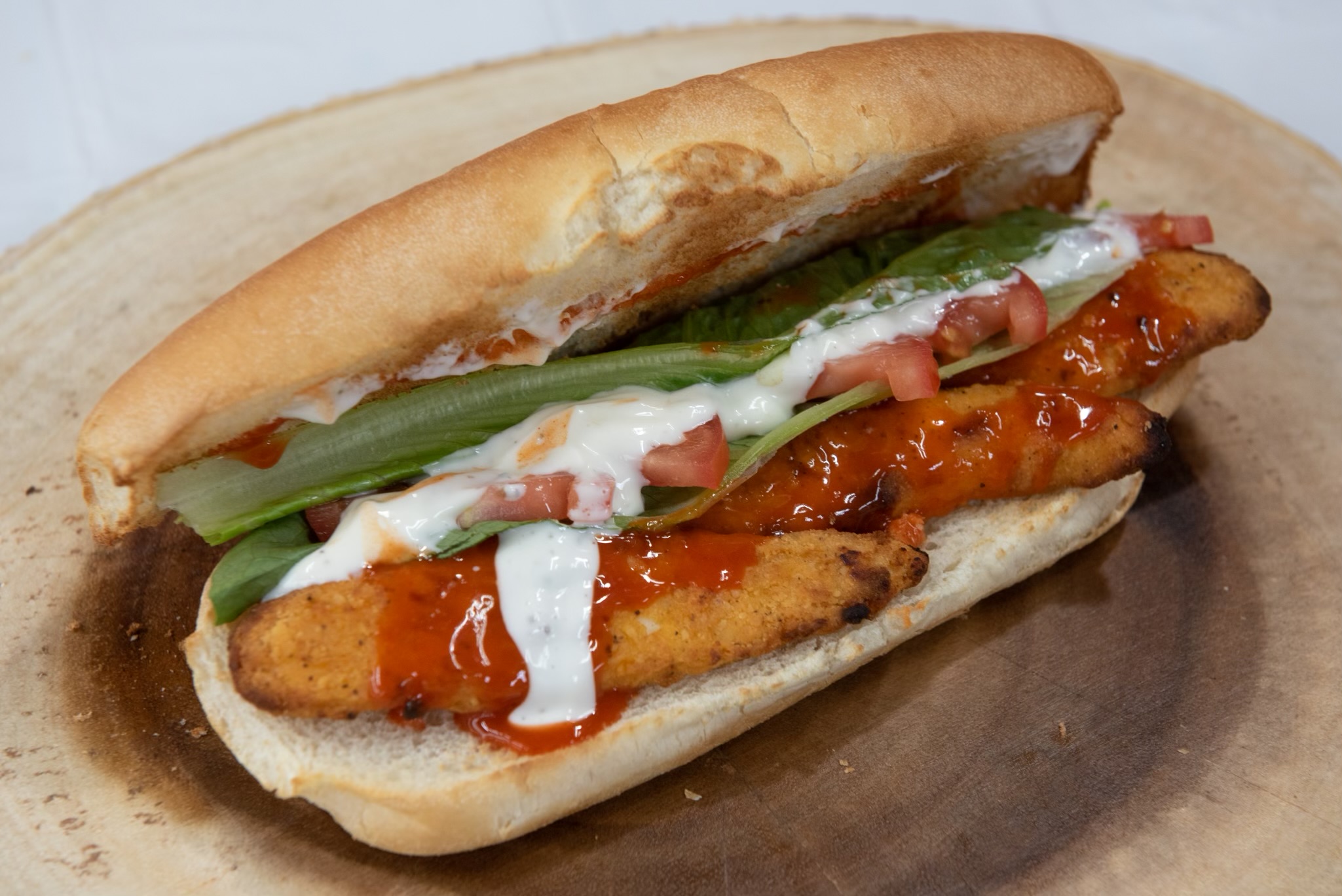 Buffalo Chicken with Ranch Sub.