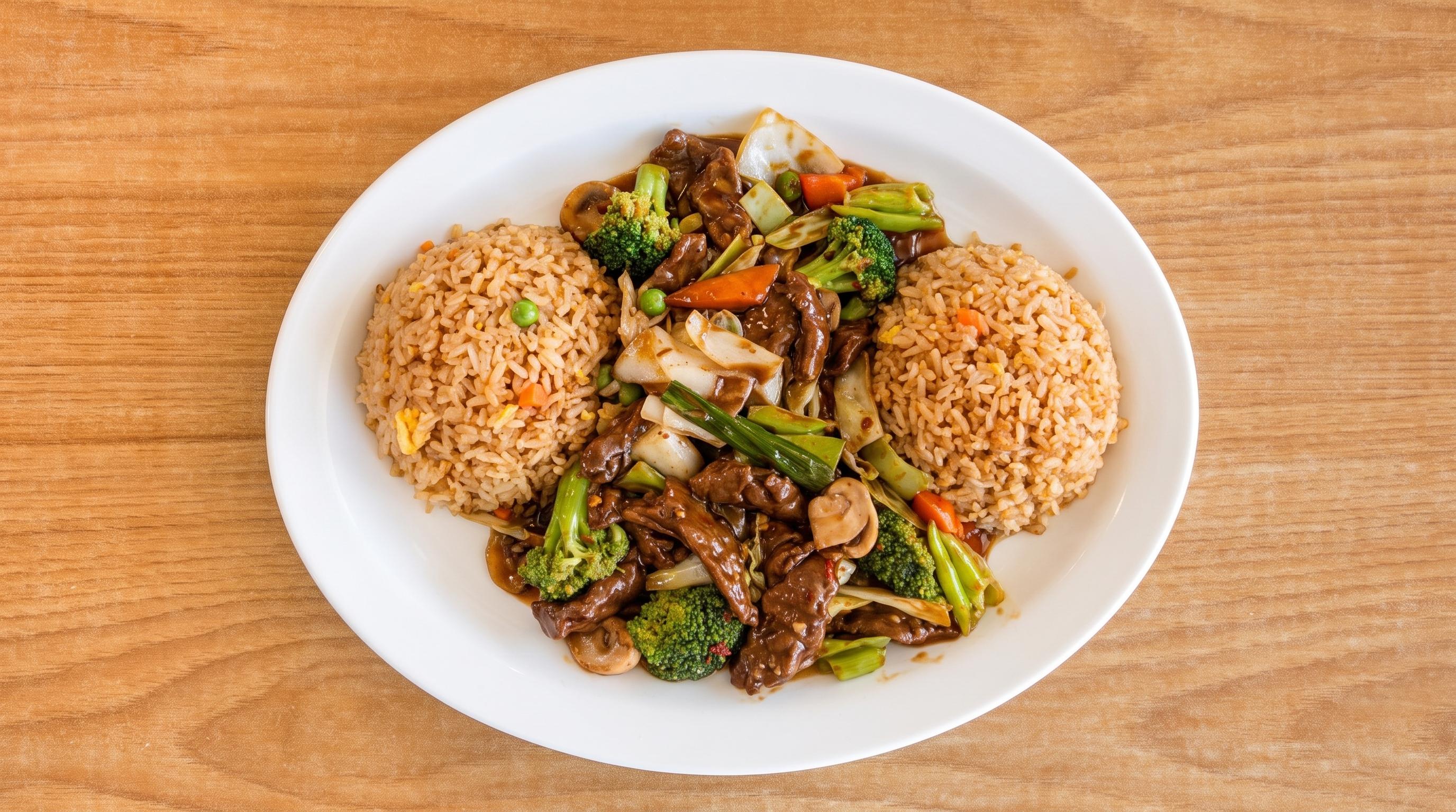 HUNAN BEEF.