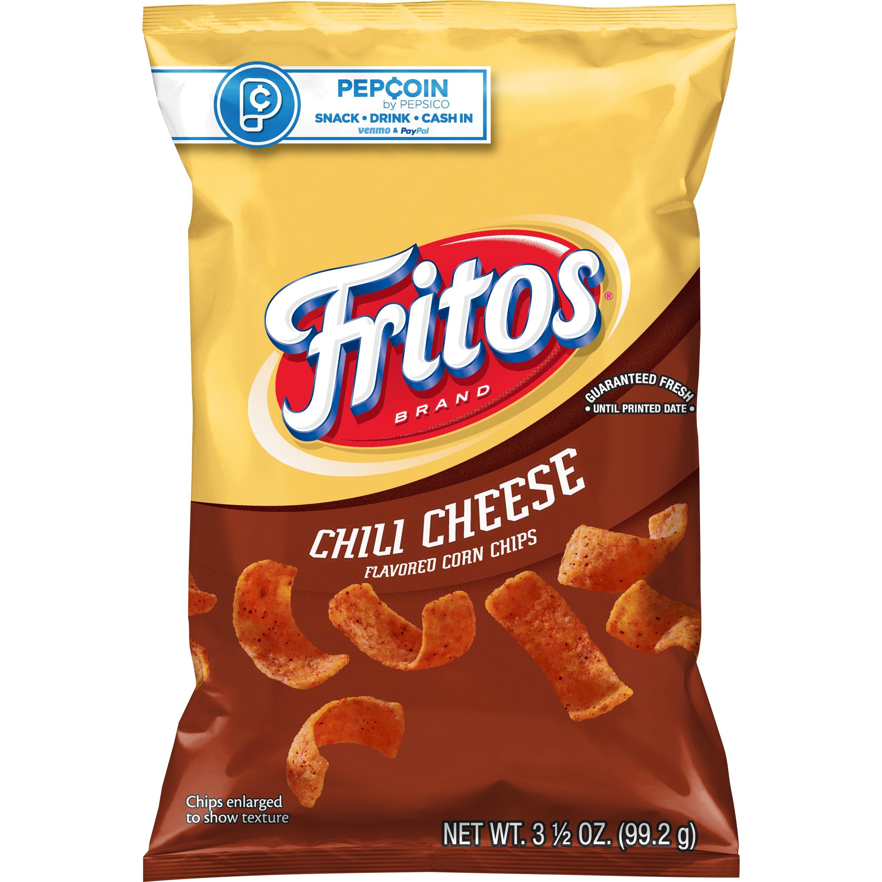 Fritos Corn Chips Chili Cheese - 3.5 Oz.