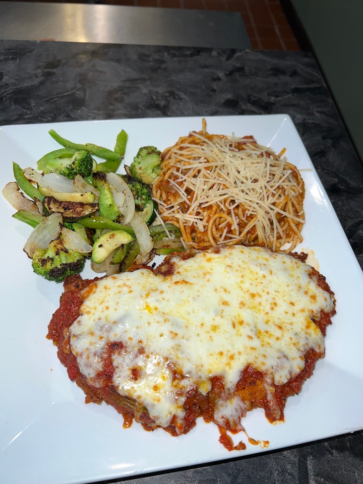 Chicken Parmigiana.