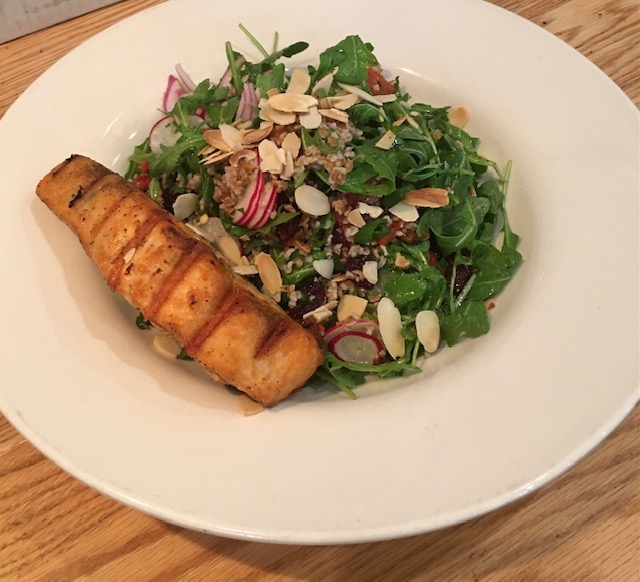 Salmon Tabouli Salad.