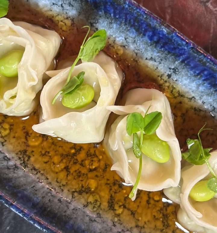 Edamame Dumplings.