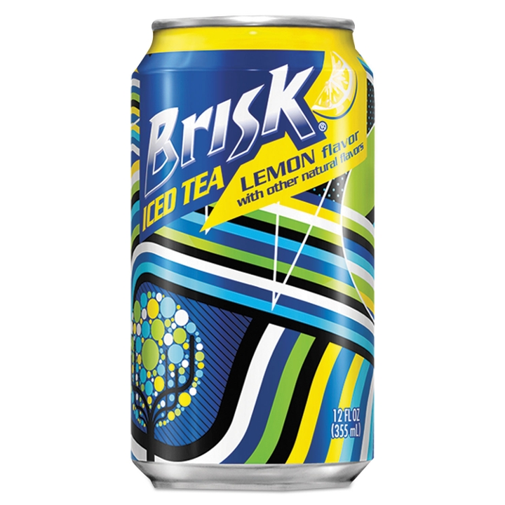 Brisk Tea Can.