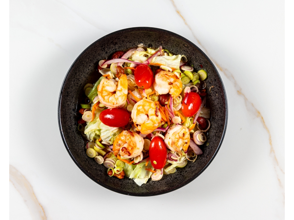 Lemongrass Shrimp Salad.