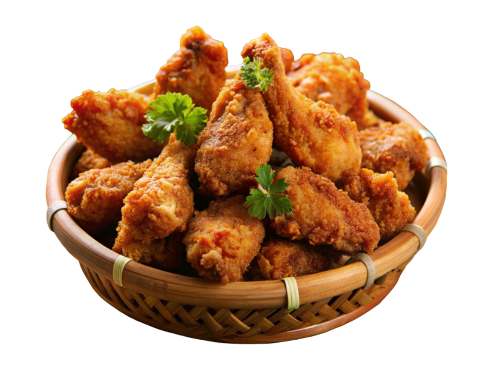Chicken Wings 10 Pcs Without Fries.