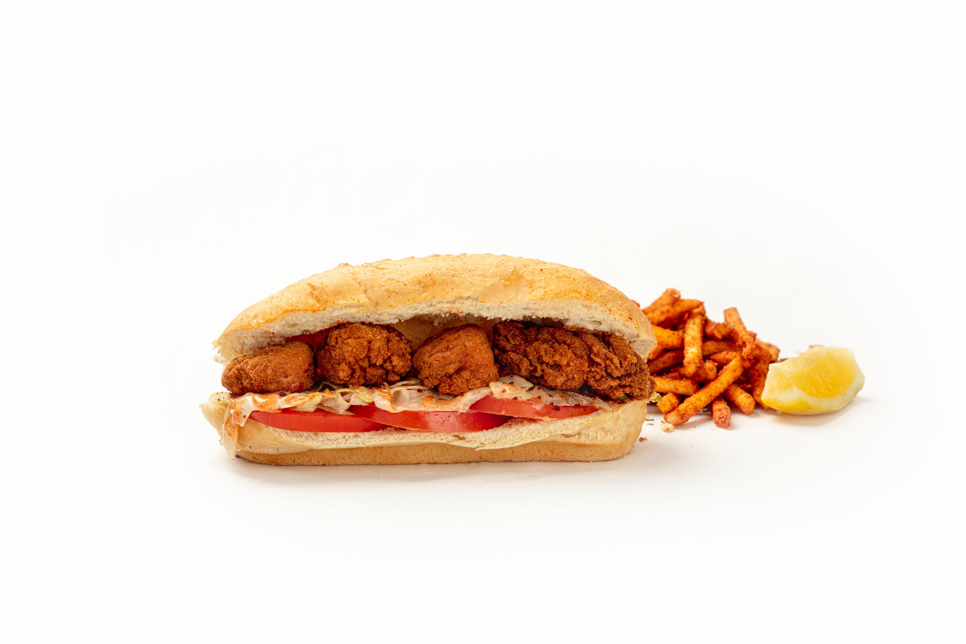 FRIED CHICKEN PO' BOY.