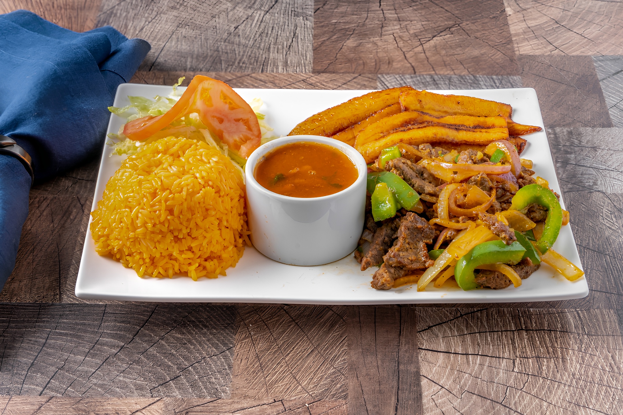 Especial de Bistec Salteado.
