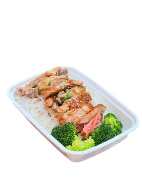 Roasted Duck Over Jasmine Rice.