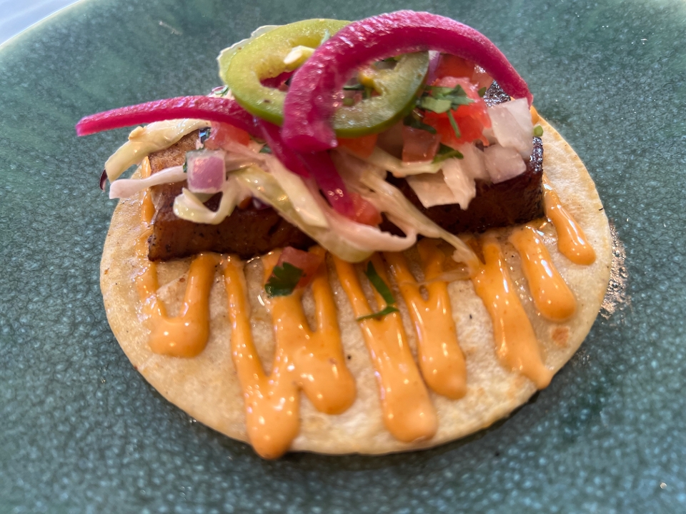 Pork Belly Taco.