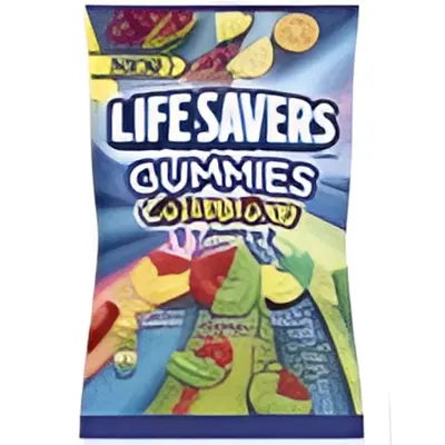 Life Savers Collisions Gummy Candy - 7 Oz Bag.