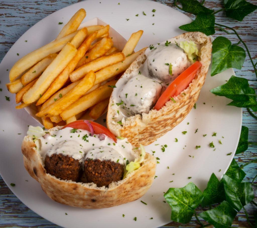 Falafel Extra Sandwich.