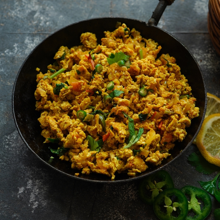 EGG BHURJI.