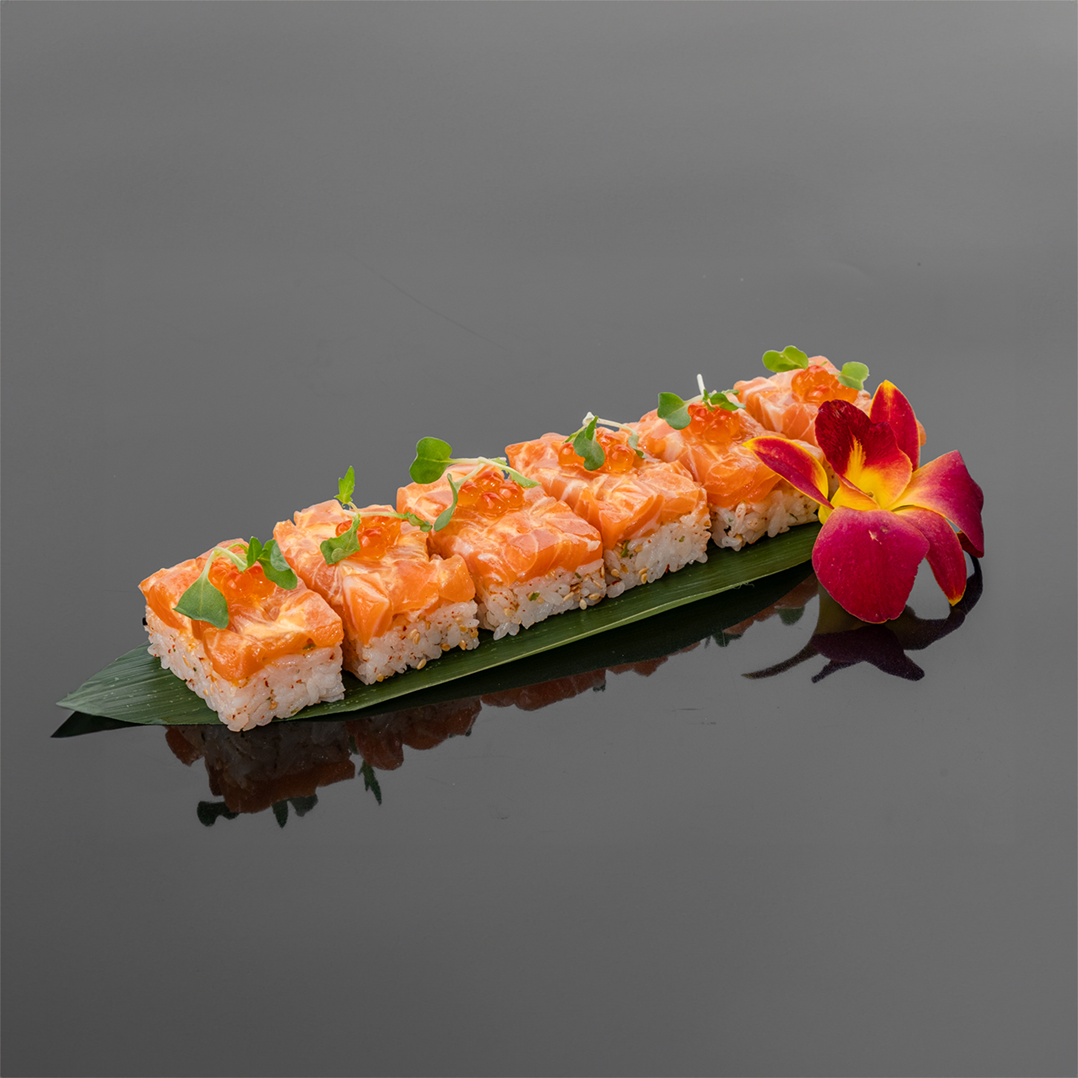 Salmon Box Sushi.