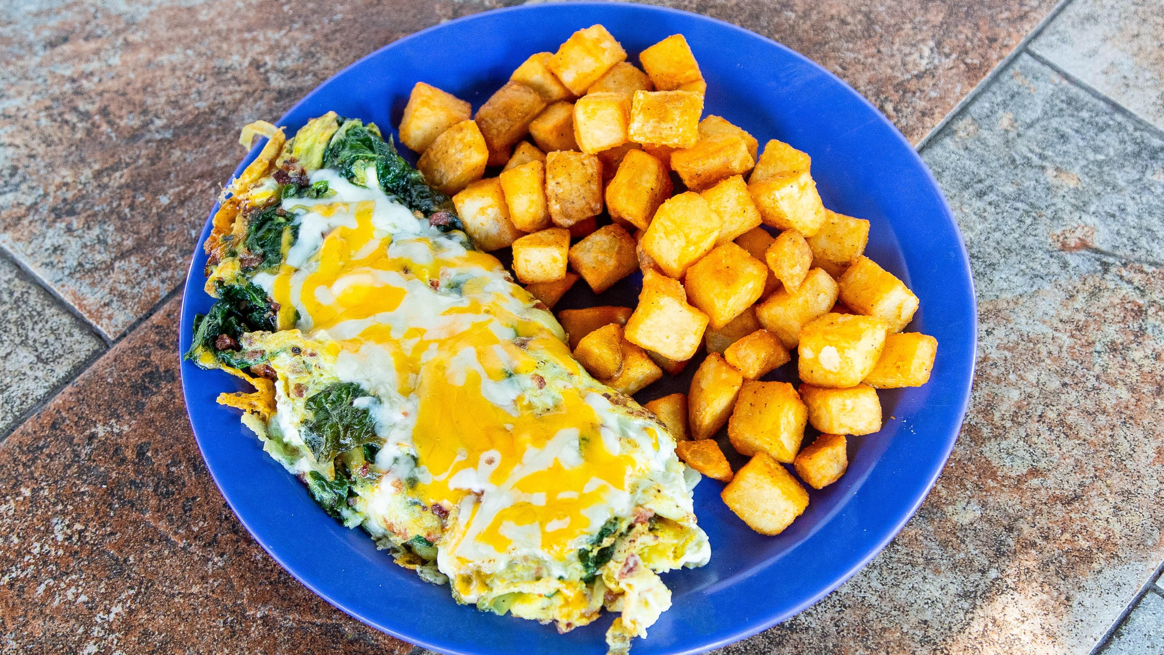 BUILD YOUR OWN OMELETTE.