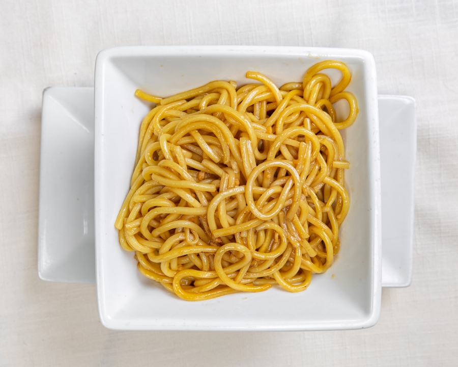Lo Mein Noodles with Sauce.